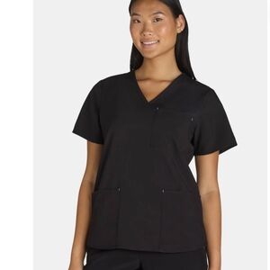 🆕Plus Size Black Scrub Top
